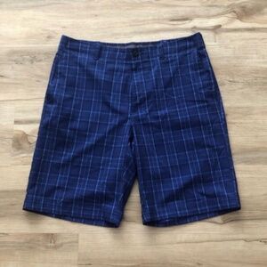 Ben Hogan Blue Flat Front Shorts Classic Style